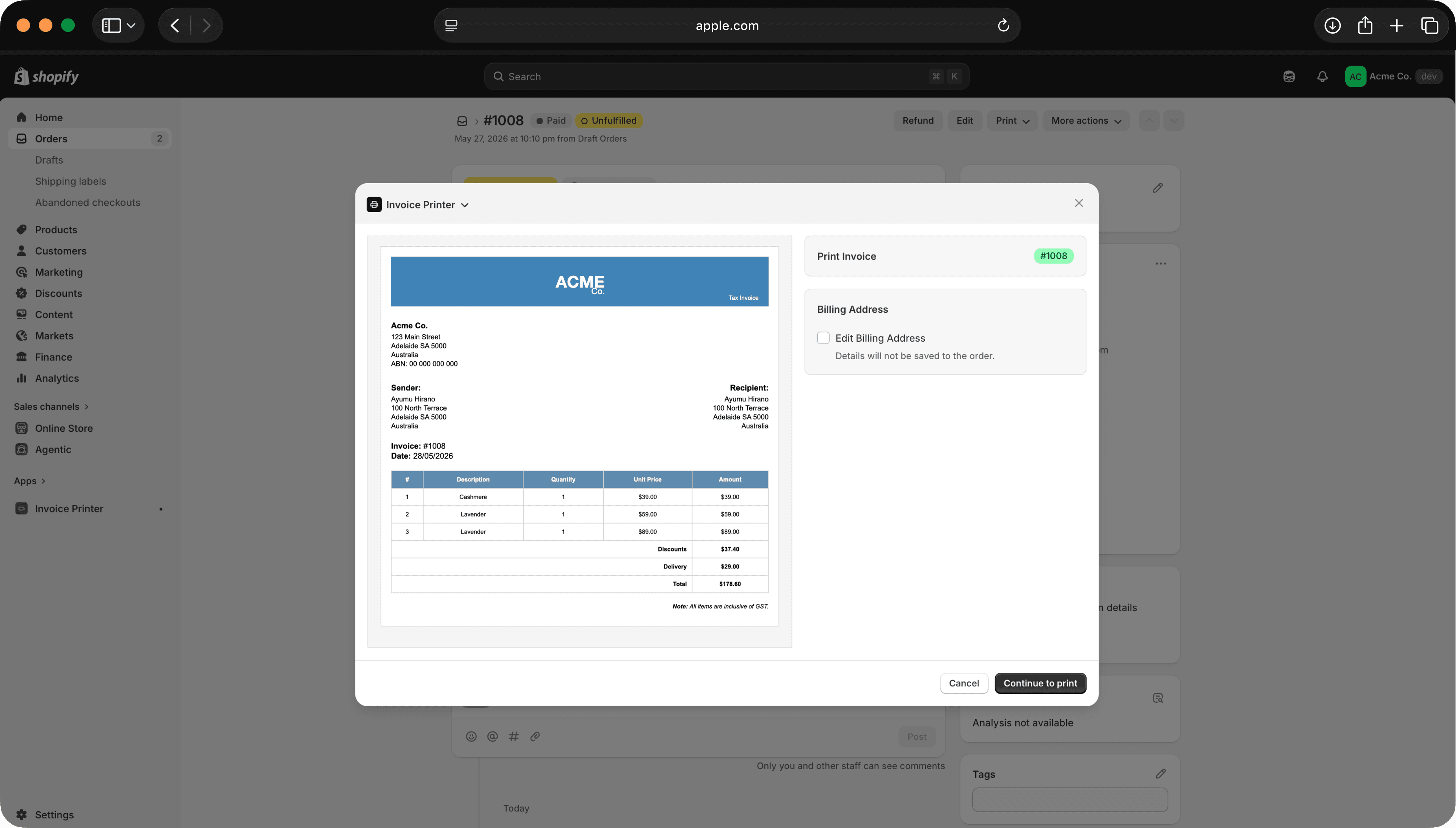 Invoice Printer image 2