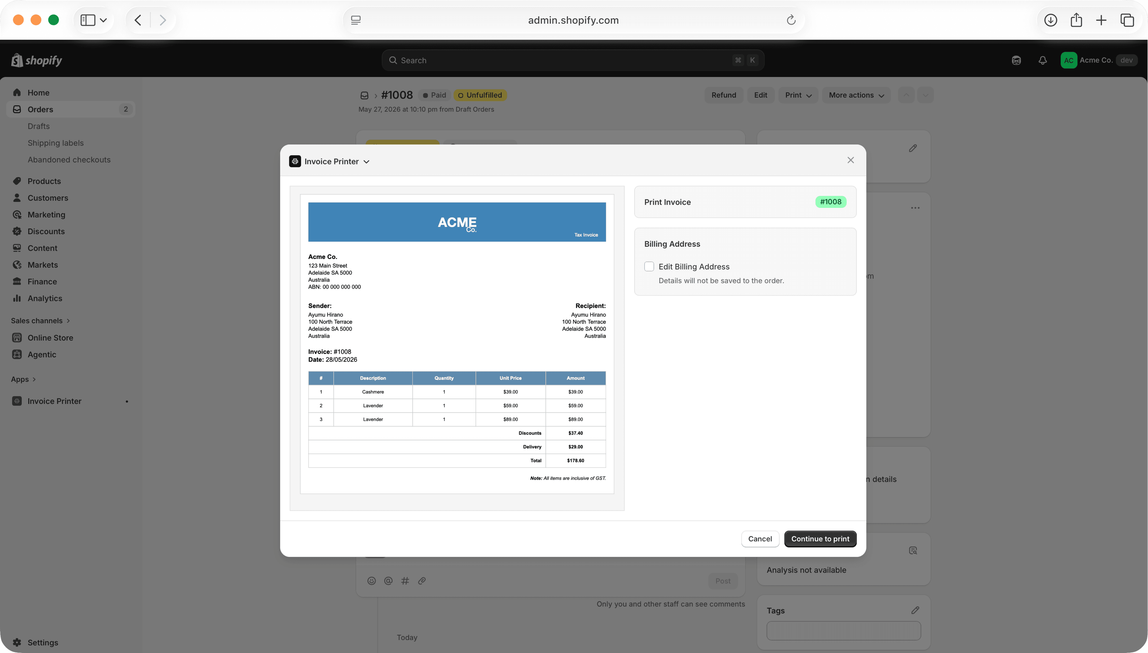 Invoice Printer image 2